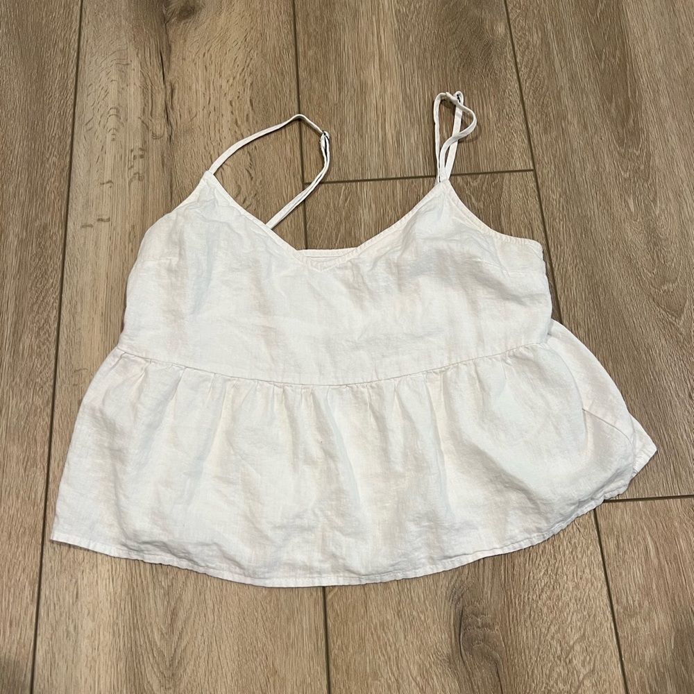 White Sleeveless Women's Top